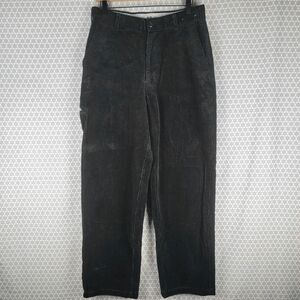Uniqlo U Corduroy Relaxed Fit Work Office Pants Mens Size 29 x 30 Black